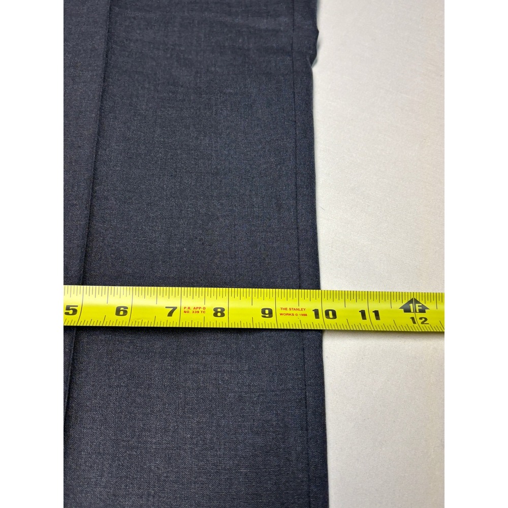 Brooks Brothers 346 Mens Wool Stretch Dress Pants Charcoal Grey W38 L29 73551027 - Picture 9 of 10
